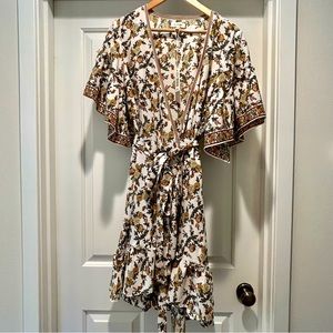 NWT Max Studio Floral Wrap Dress